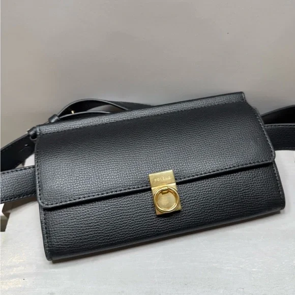 Polene Numéro Sept Belt Bag (Black) - Picture 4 of 13